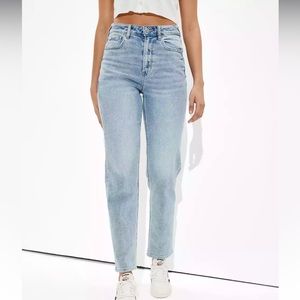 American Eagle Stretch Mom Straight Jean